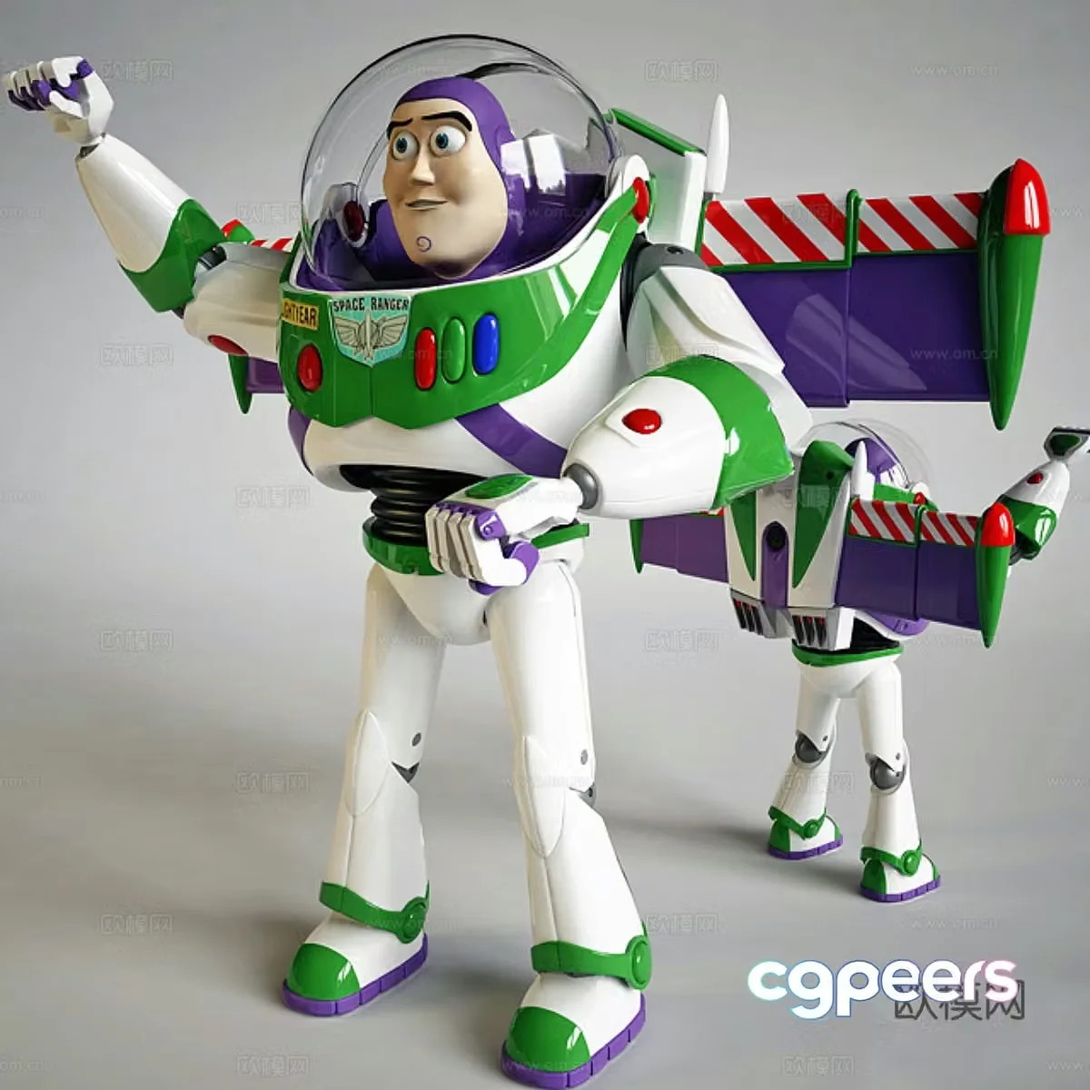 Buss Light Year Trendy Toy Ornaments 3D Model