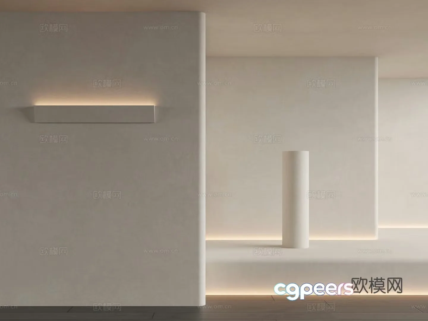 Modern Art Paint Textured Paint Art Paint Cement Paint 3D Model