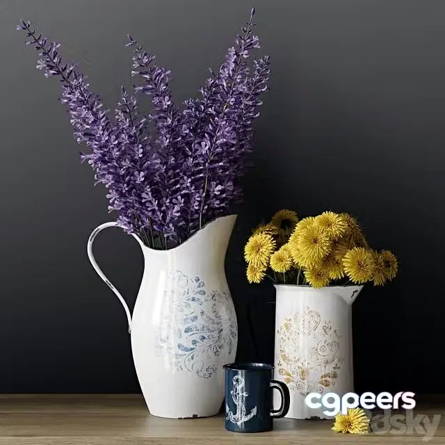 3ds Max Free – Set_002 with lavender