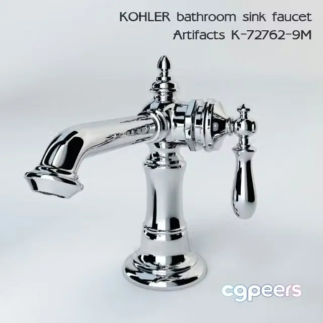 3ds Max Free – KOHLER bathroom sink faucet Artifacts K-72762-9M