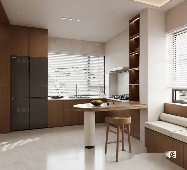 Modern Kitchen 3D Model – 5029 – CORONA Render
