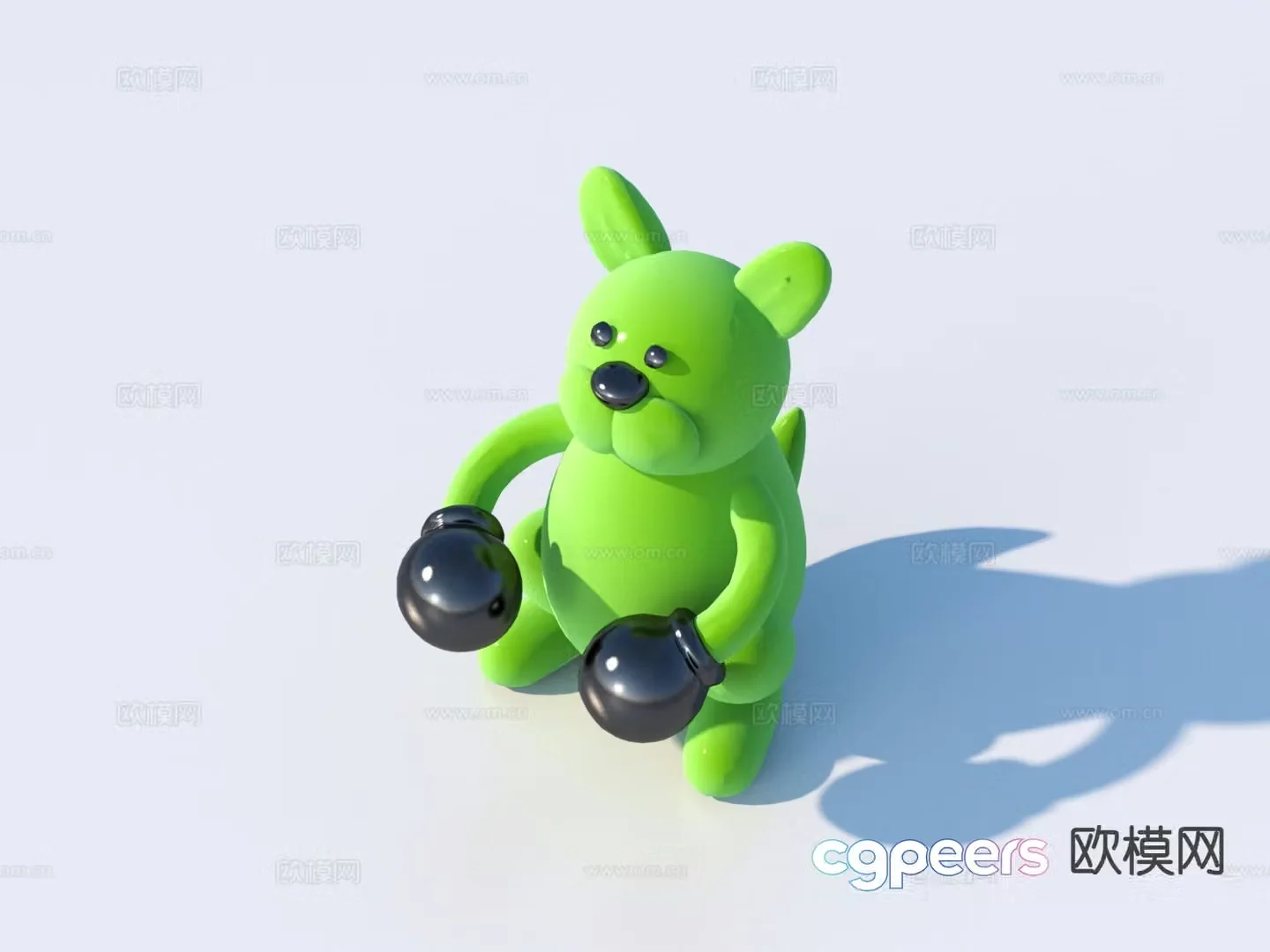 Cartoon toys animal doll 3d model