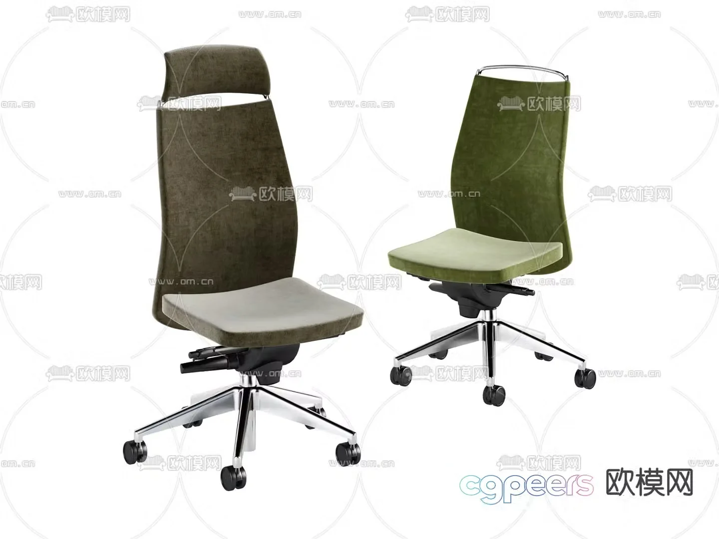 Office chair conference chair staff chair 3d model