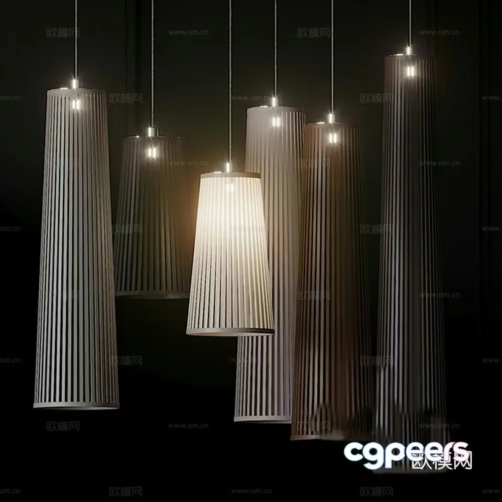 Lamps Chandelier Lighting Decorative Lights 3D Model