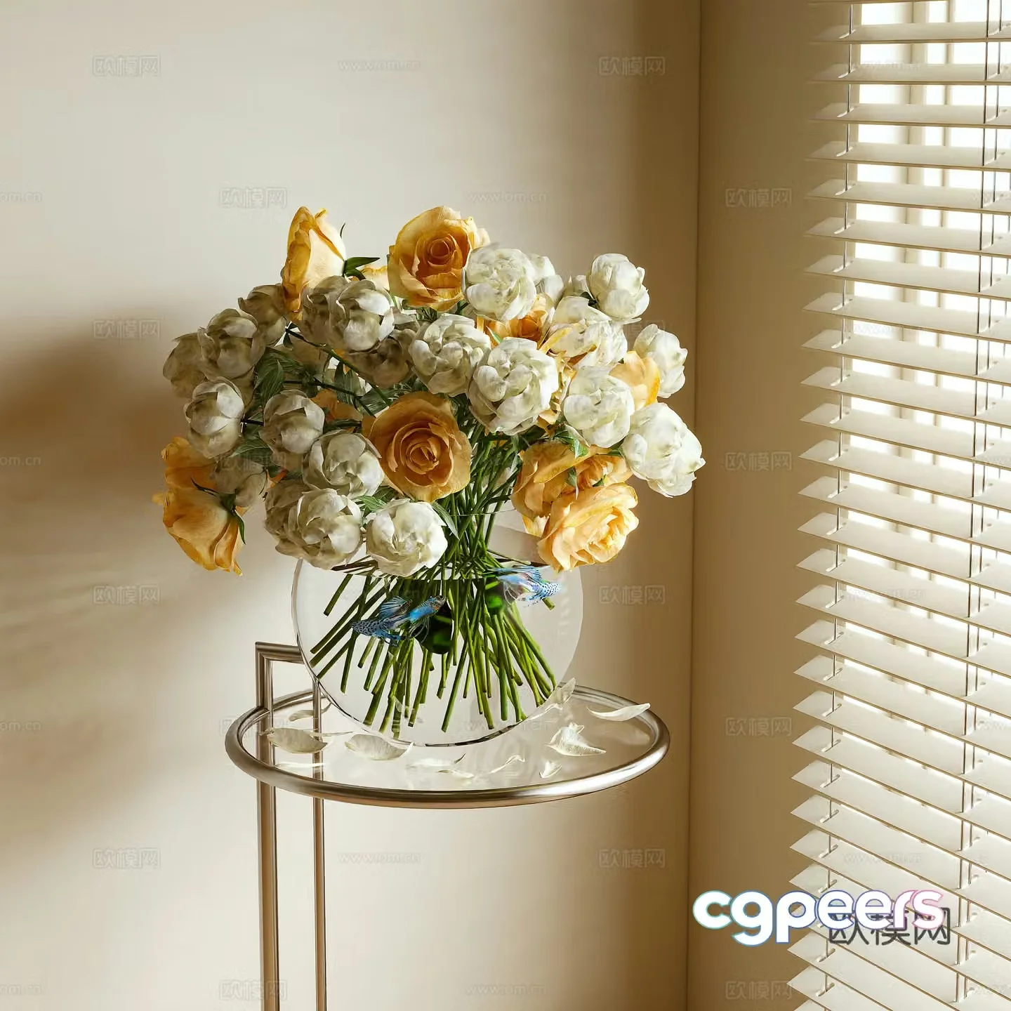 Modern Flower Flower Arrangement 3D Model