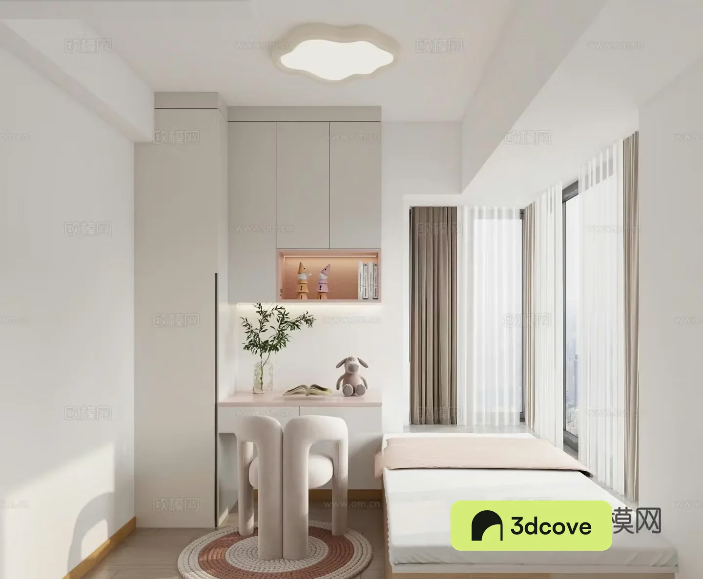 Modern children’s tatami bedroom girl room