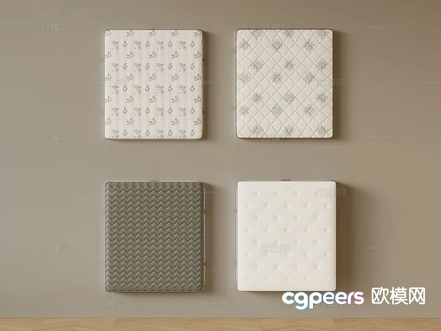 Modern mattress 3d model