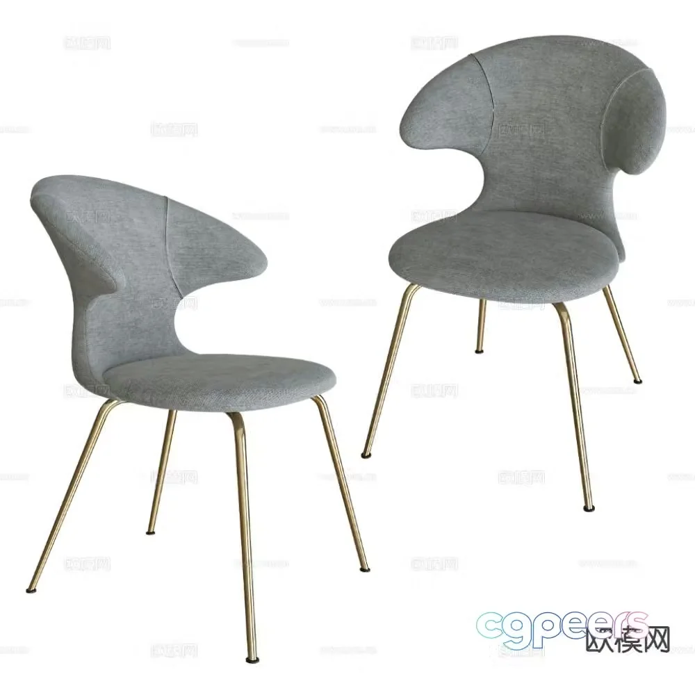 UMAGE Italian style dining chair 3d model