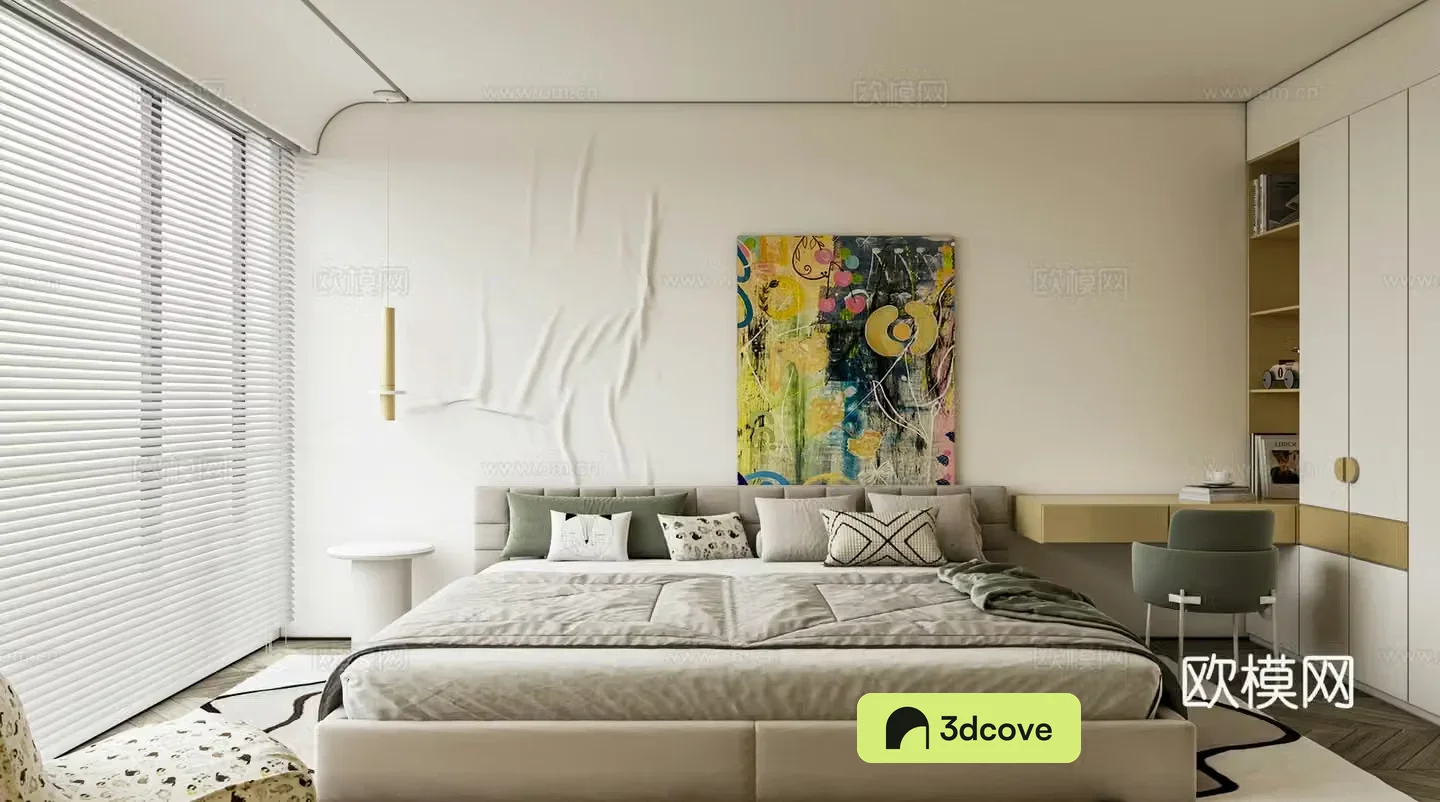 Modern oversized bedroom