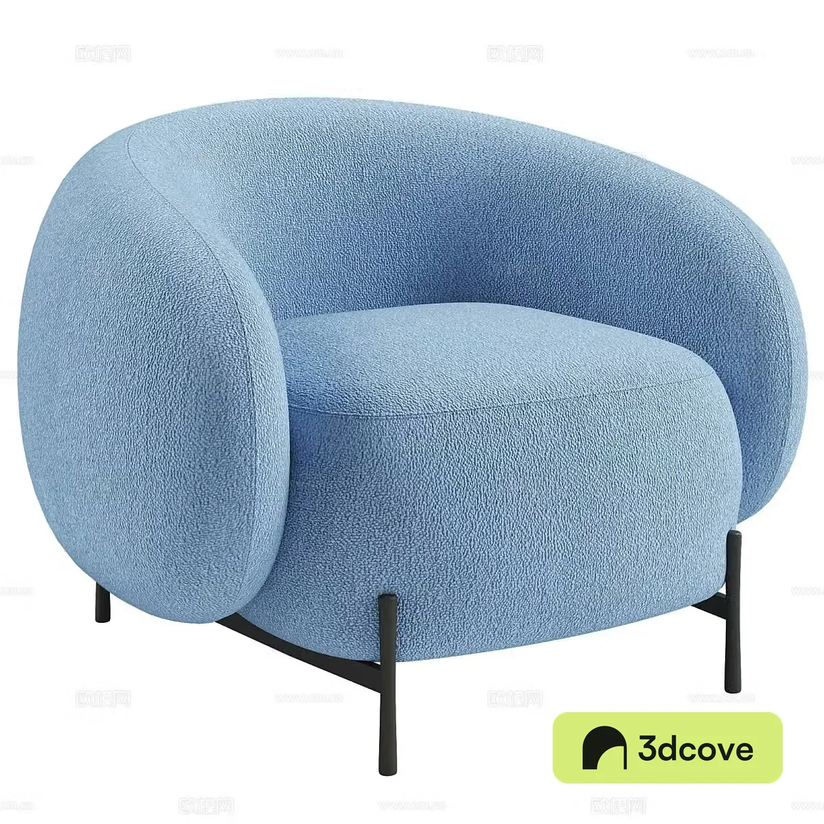 Modern single sofa