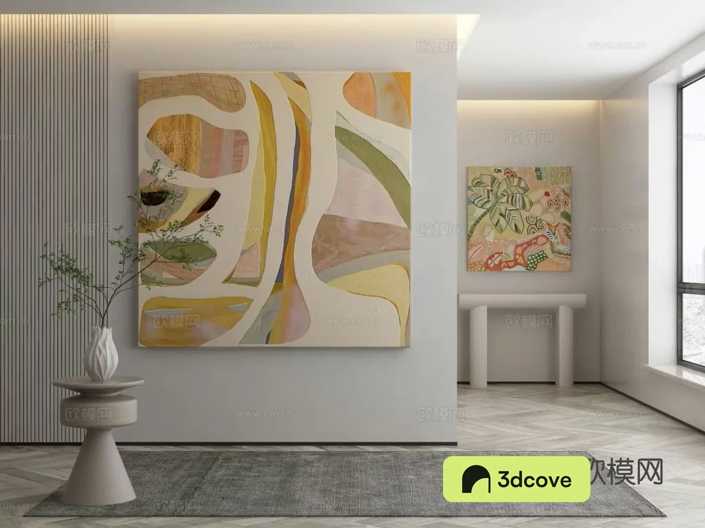 Modern decorative painting texture painting hanging painting