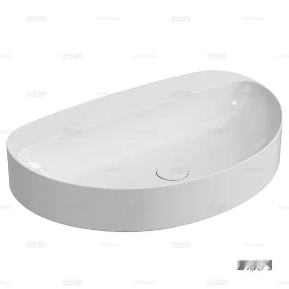 A White Oval Sink 3D Model – 6978 – CORONA Render
