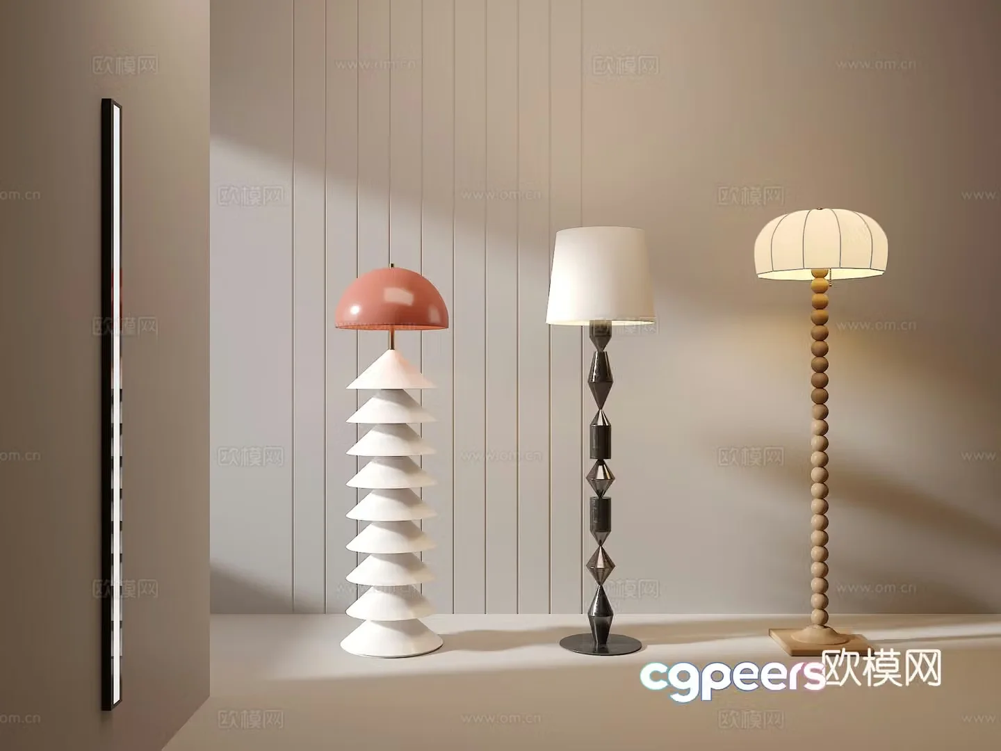 Floor lamp 3d model