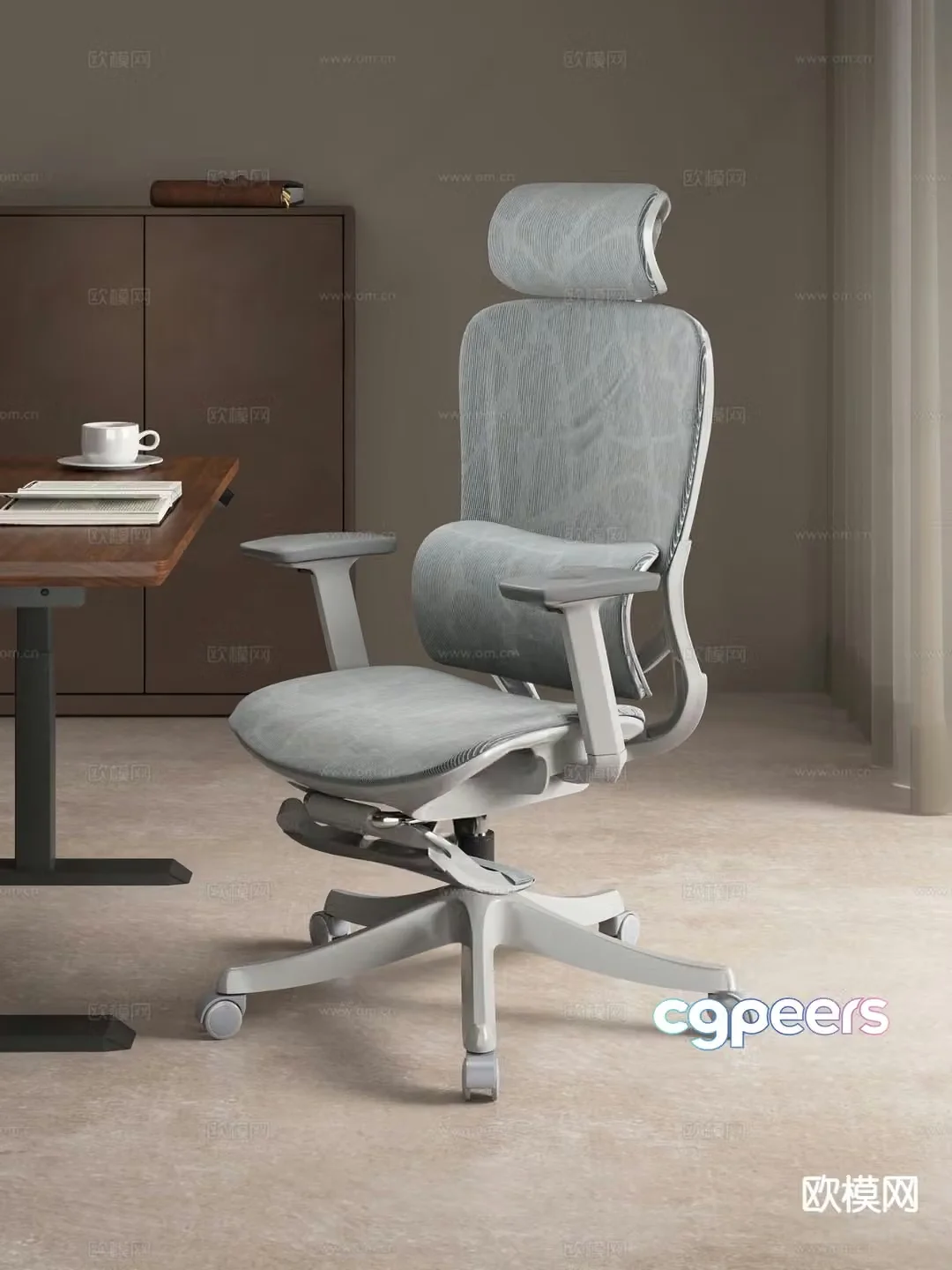 Modern office chair ergonomic chair 3d model