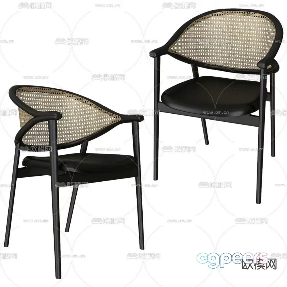 Accento SRL Dining Chair Single Chair 3D Model