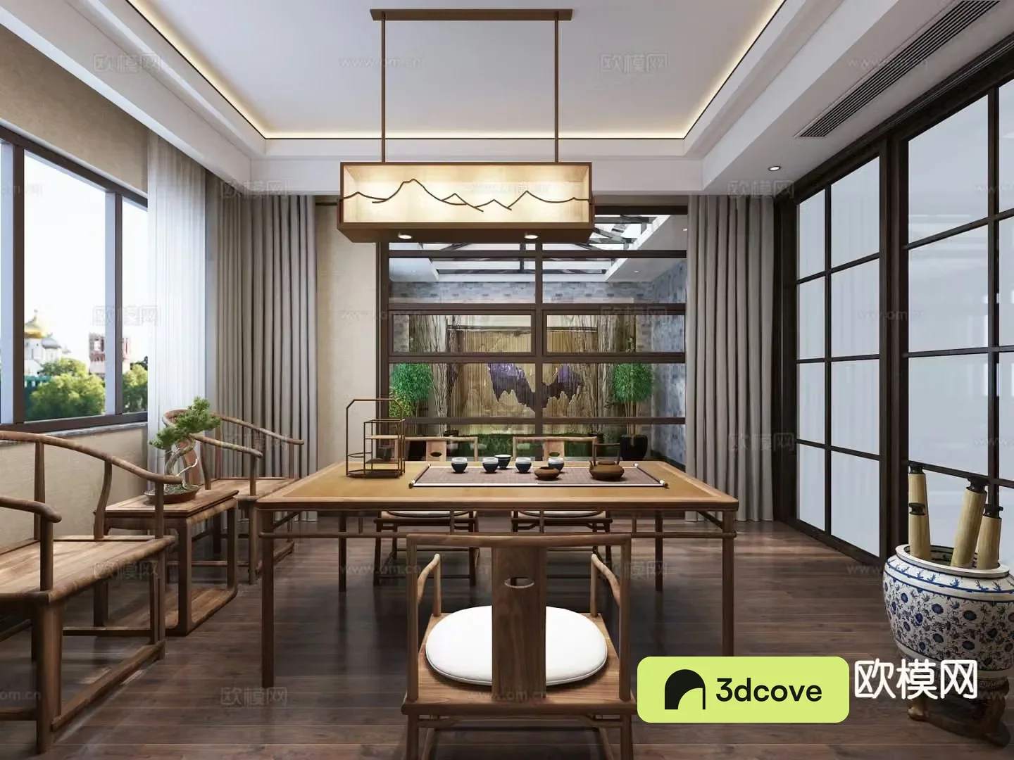 Chinese tea room