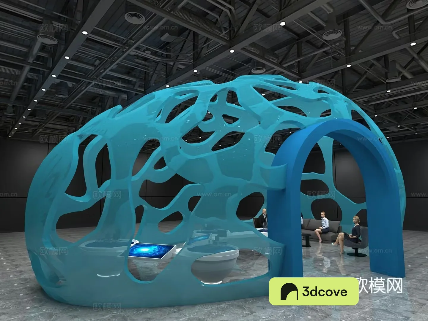 Modern tech exhibition