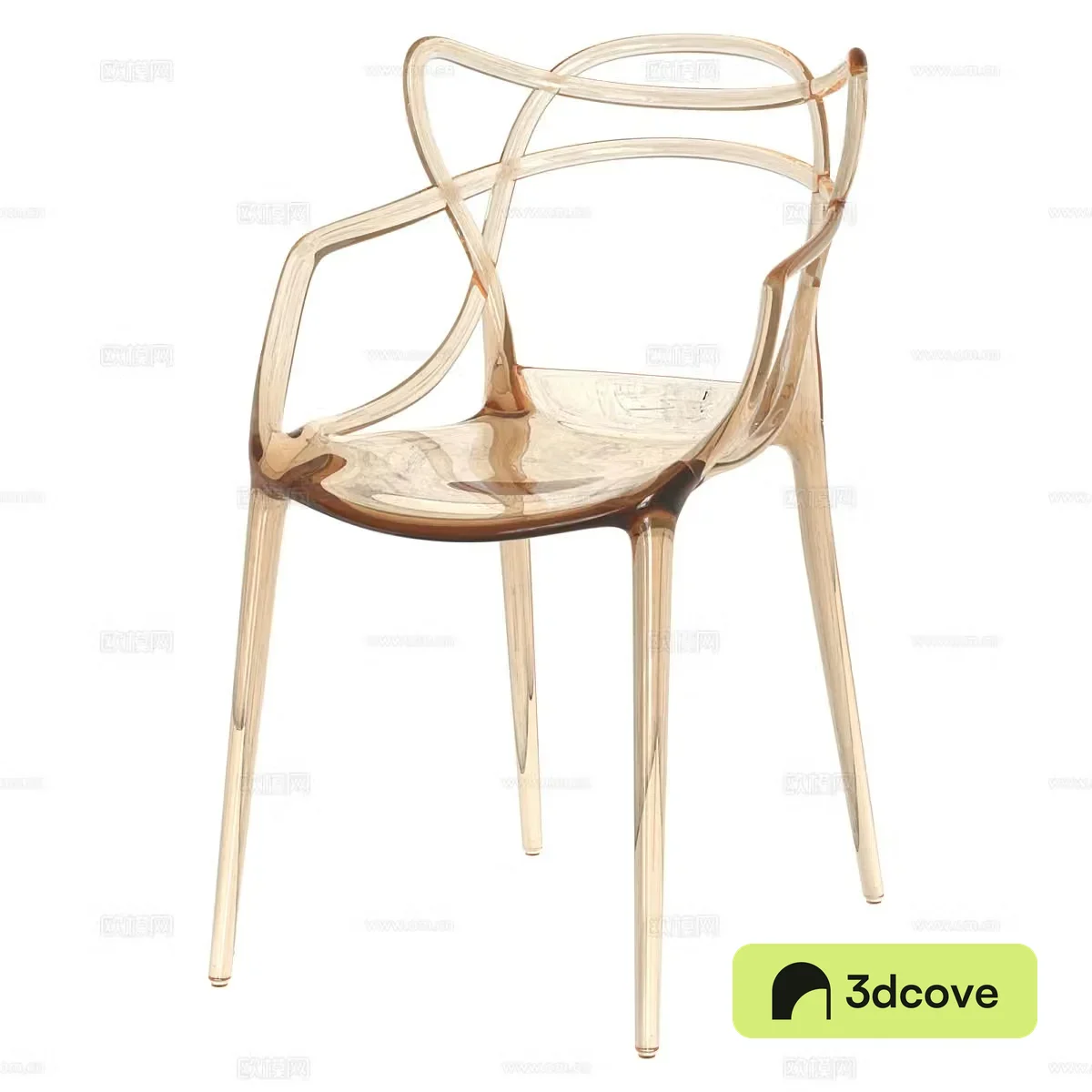 Modern acrylic chair single chair