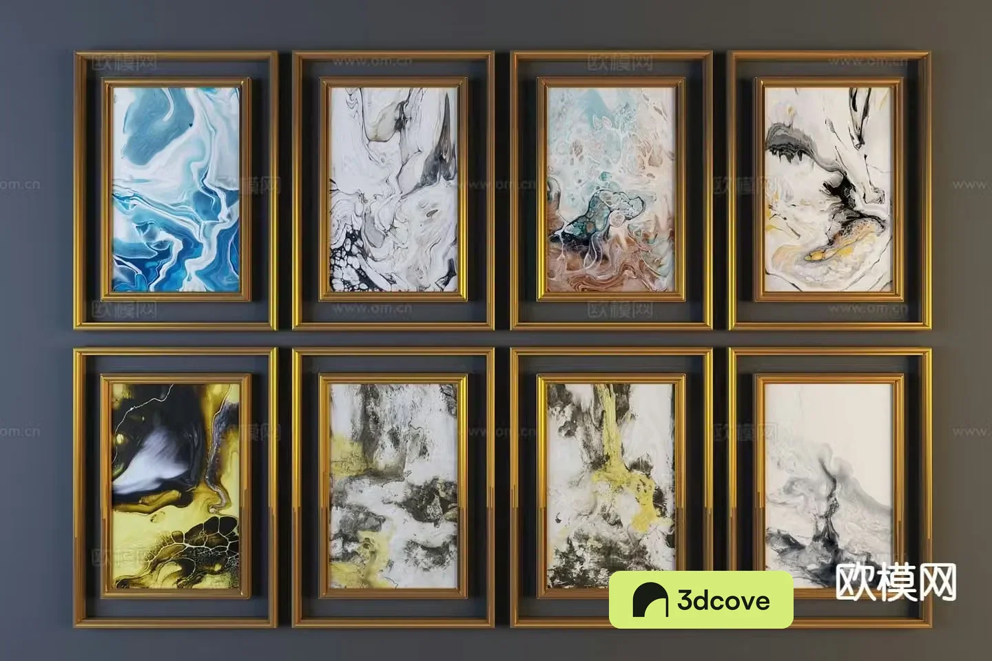 Modern texture painting decorative painting