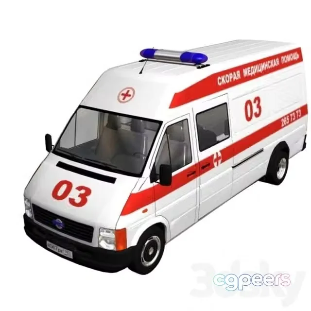 3ds Max Free – Ambulance