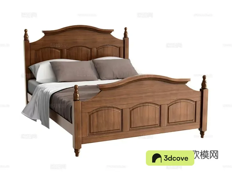 A Wooden Bed Frame