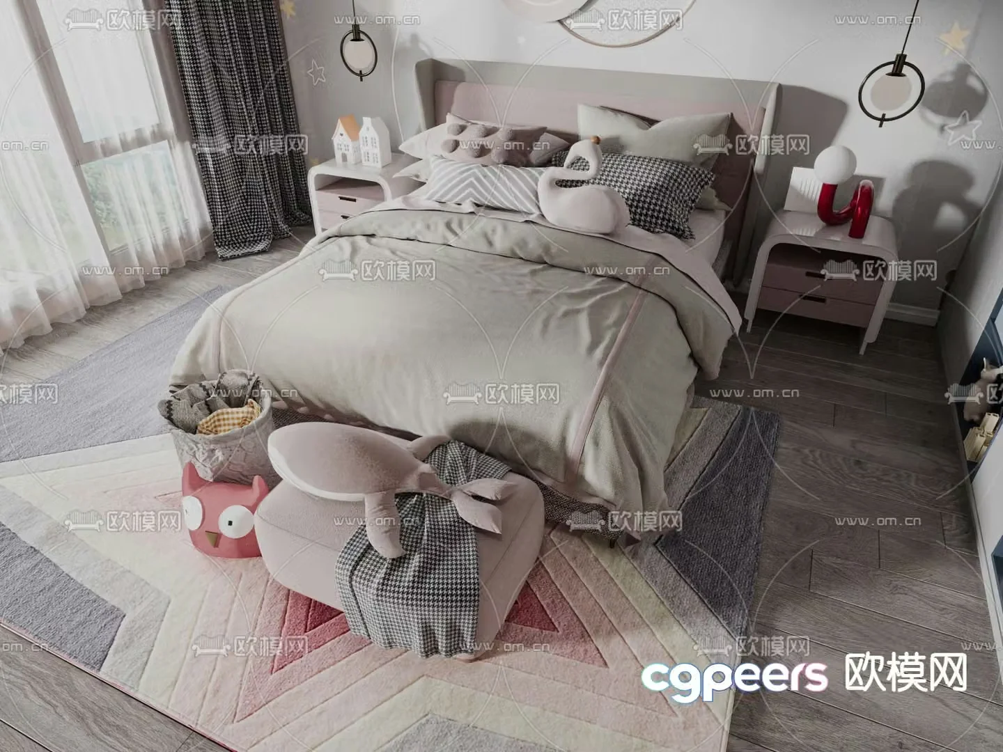 Children’s bed 3d model