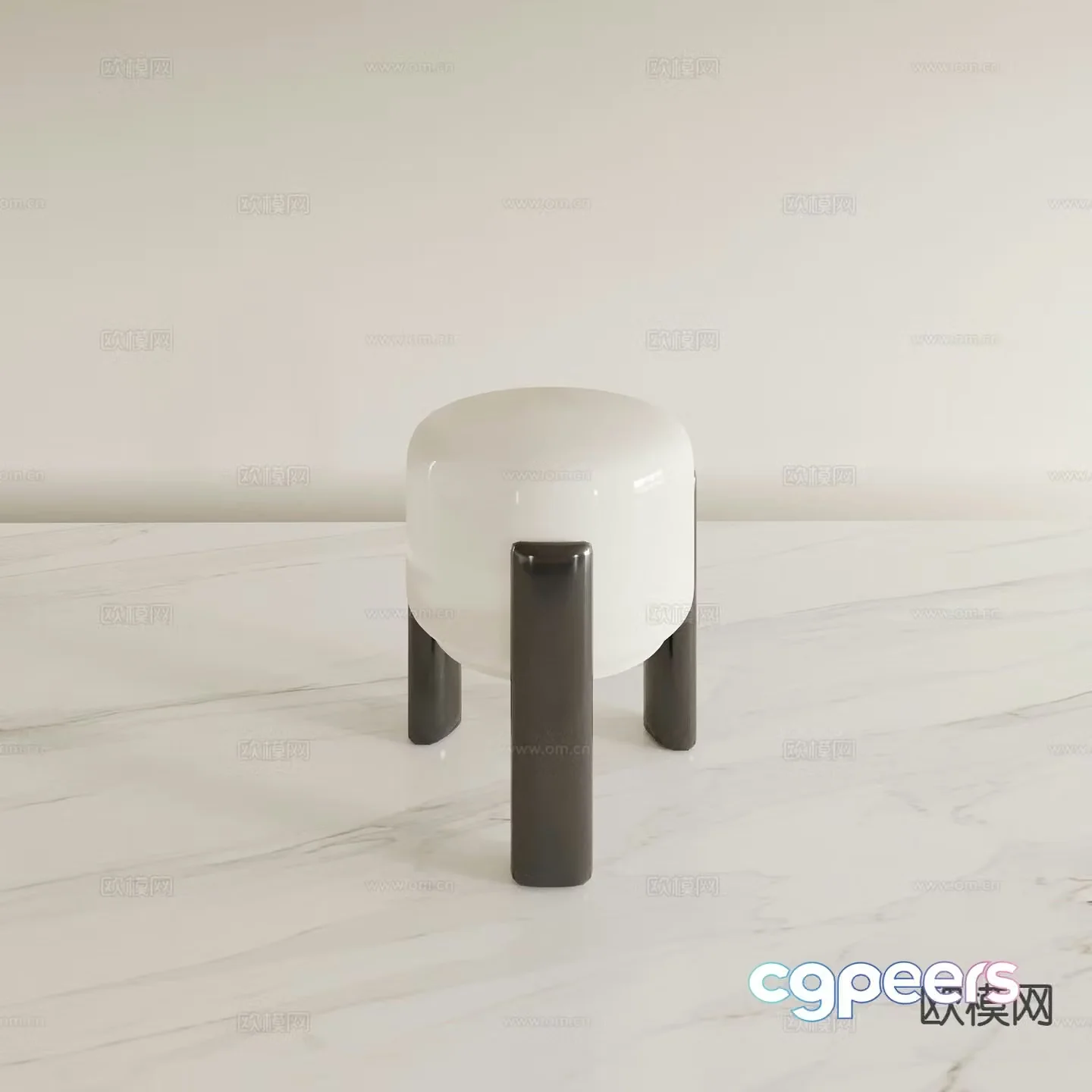 Modern table lamp bedside lamp 3d model
