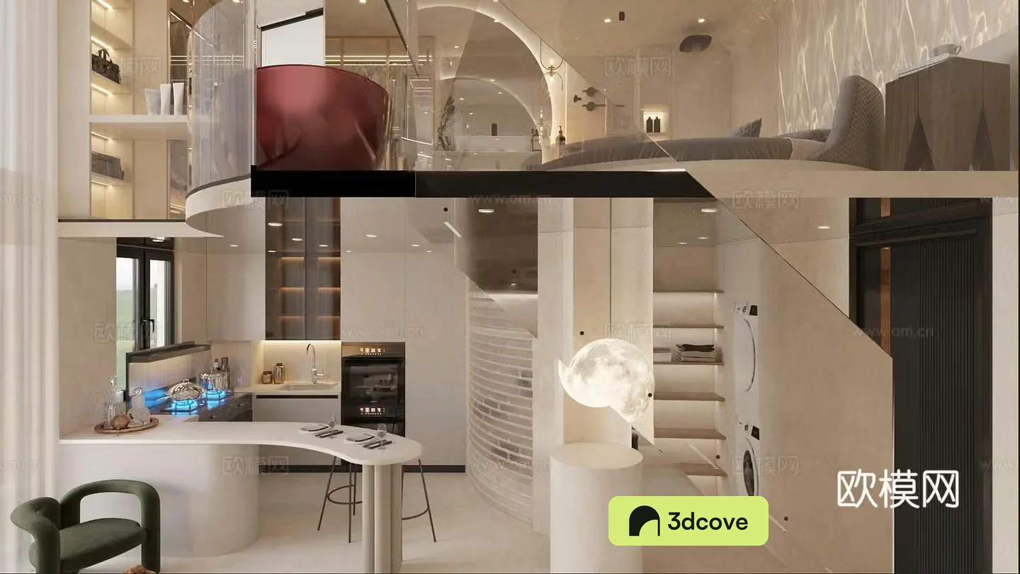 Single apartment loft apartment duplex apartment living room