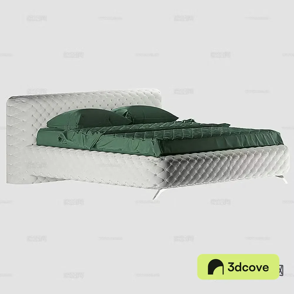 Modern double bed