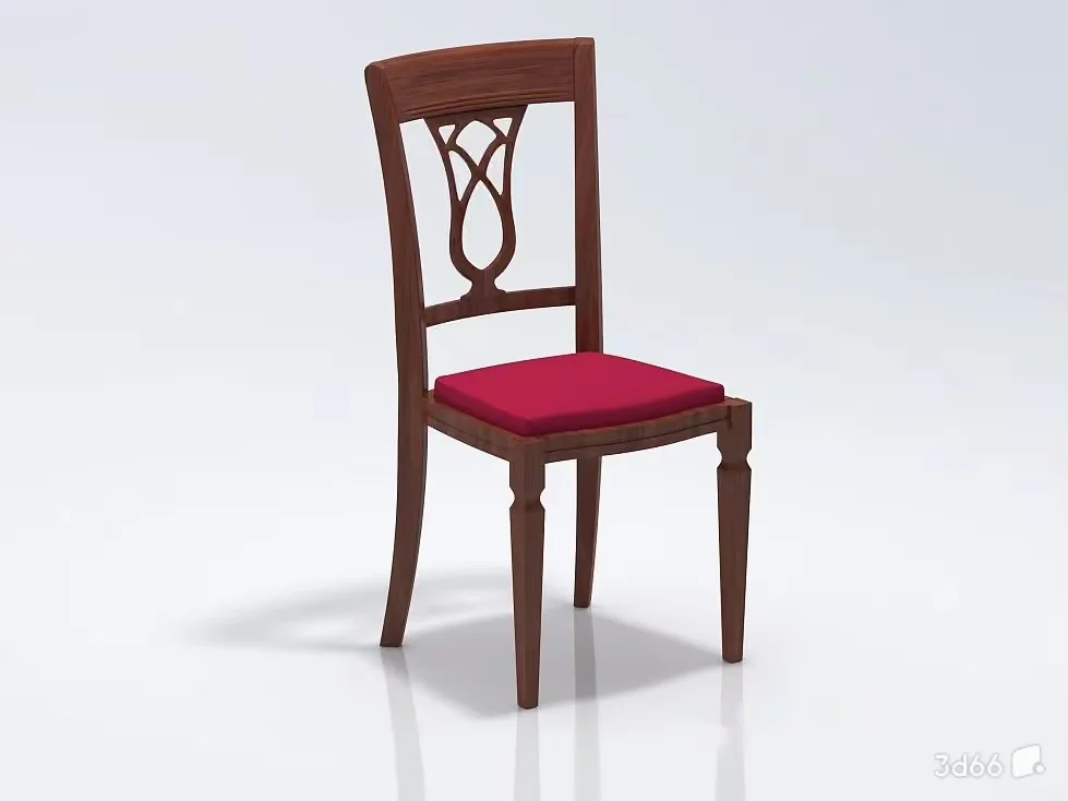 Wooden Dining Chair 3D Model – 22067 – VRAY Render