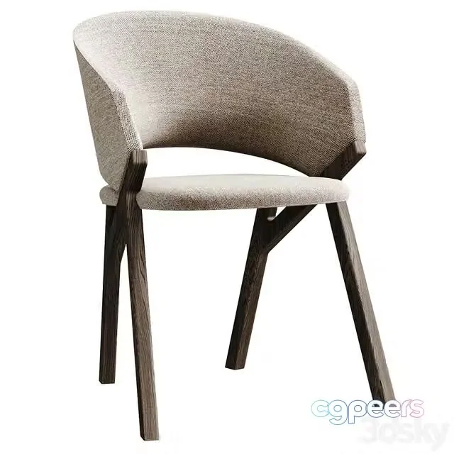 3ds Max Free – Chair Byron by Pacini & Cappellini