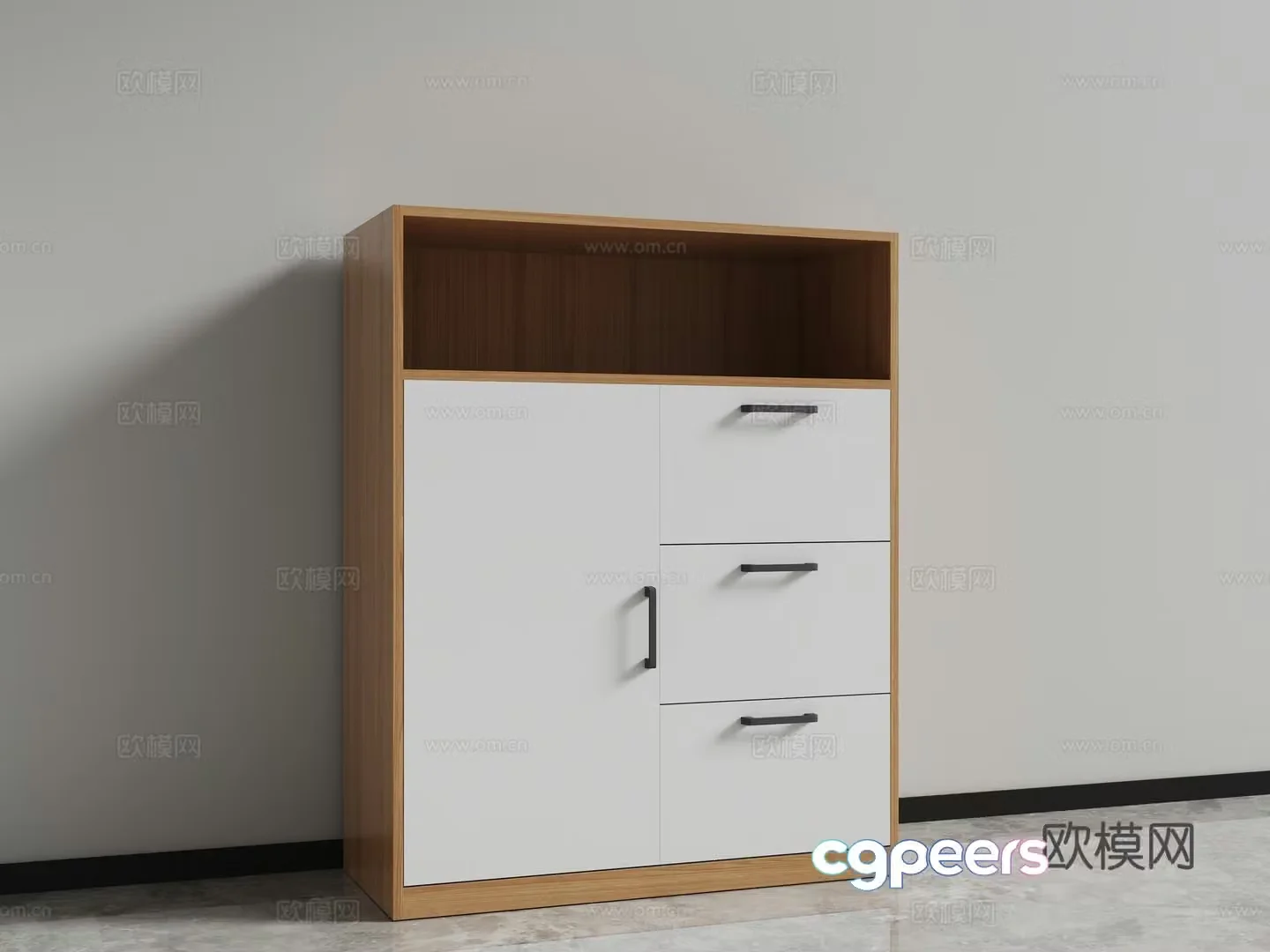 File cabinet locker 3d model