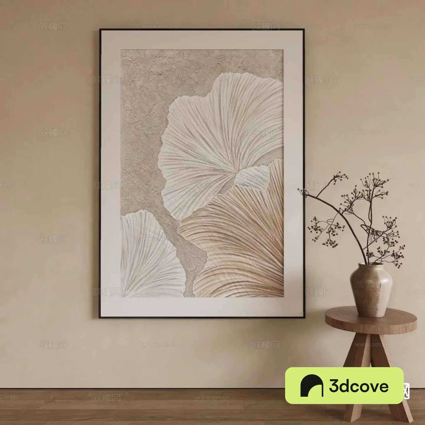 Wabi-sabi art painting texture painting decorative painting