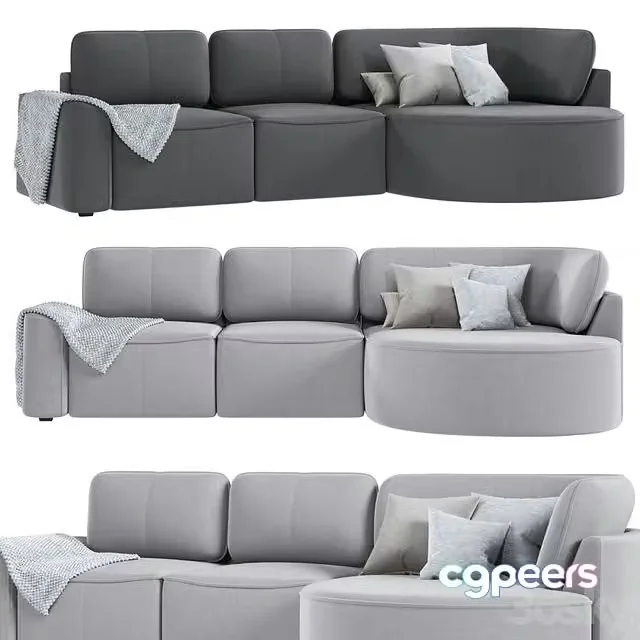3ds Max Free – DIVAN.RU sofa Shera