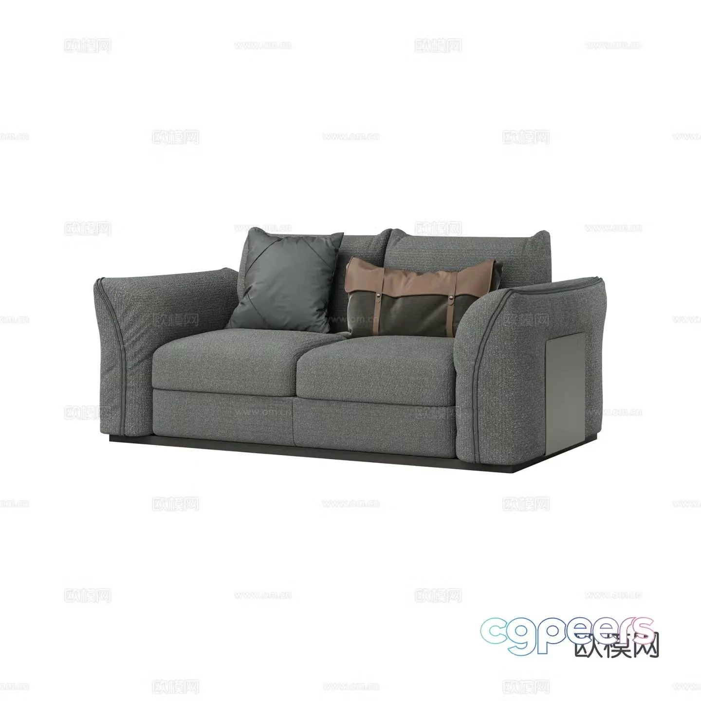 Modern love sofa 3d model