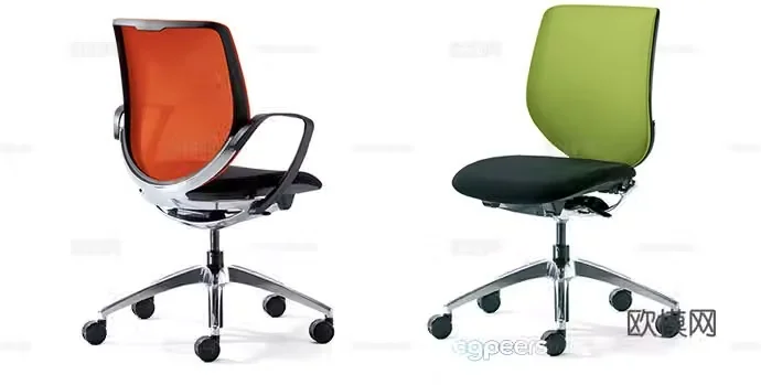 Modern office chair staff chair 3D model