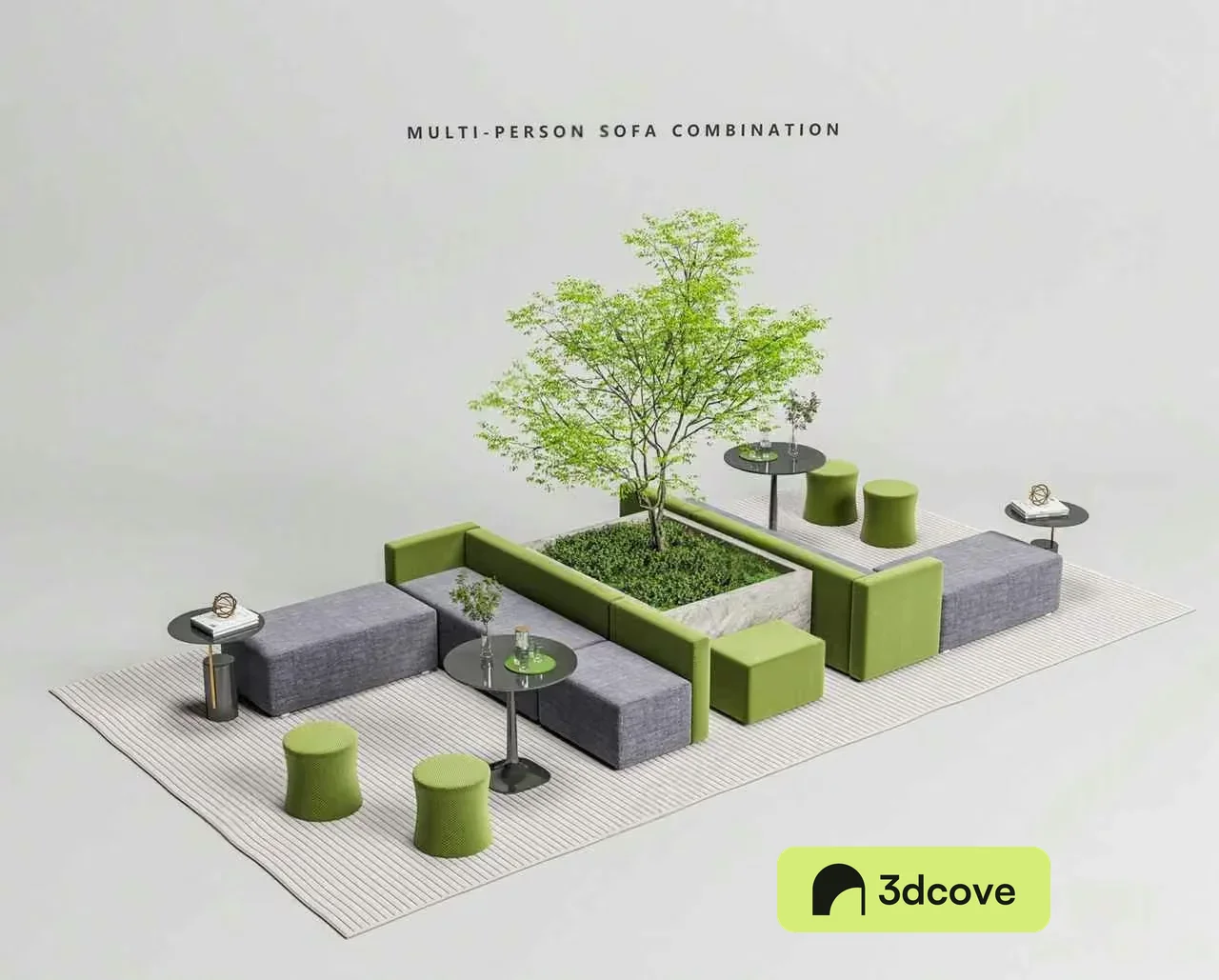 Modern Multi-Person Sofa Combination