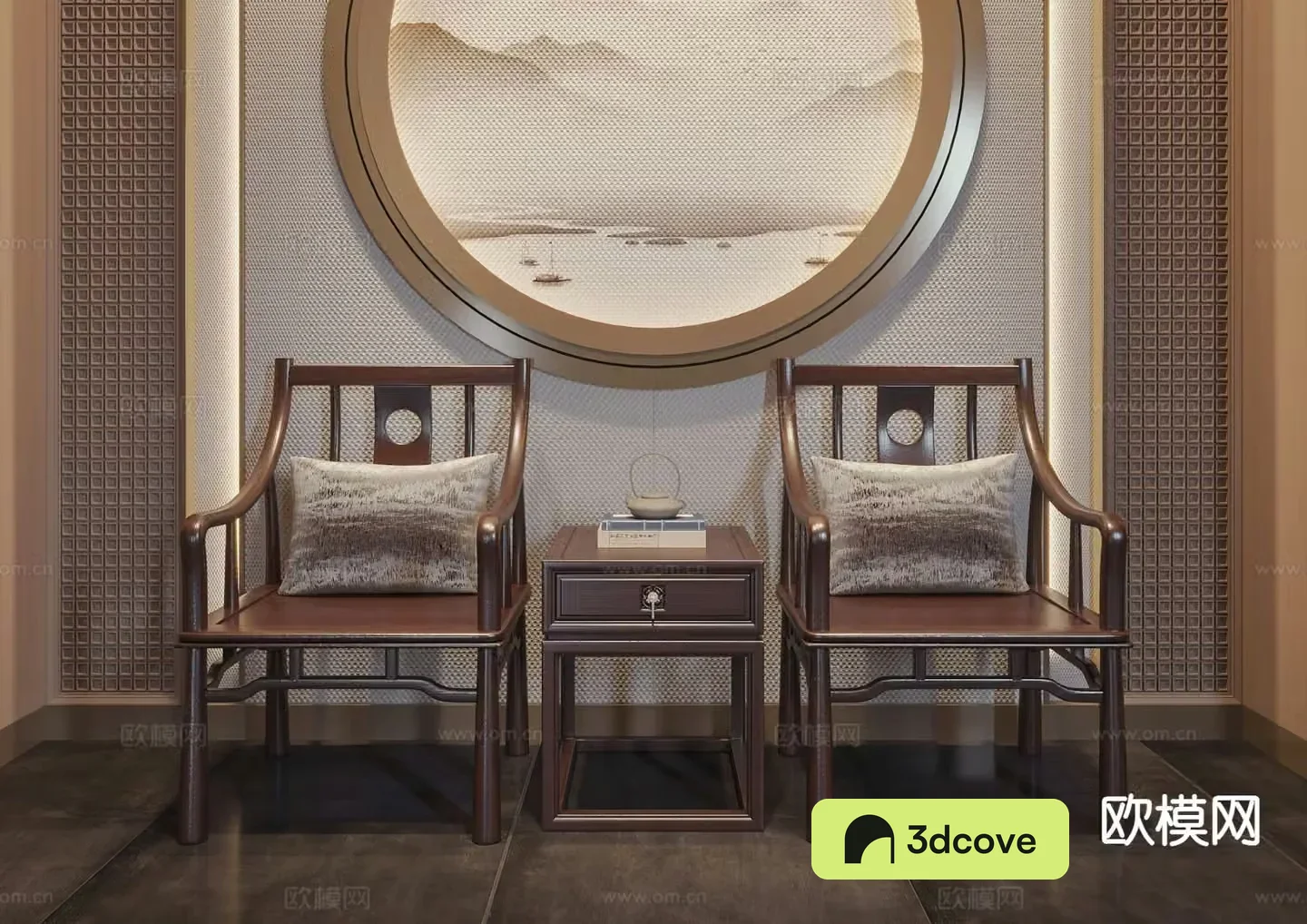 New Chinese style chair Taishi chair