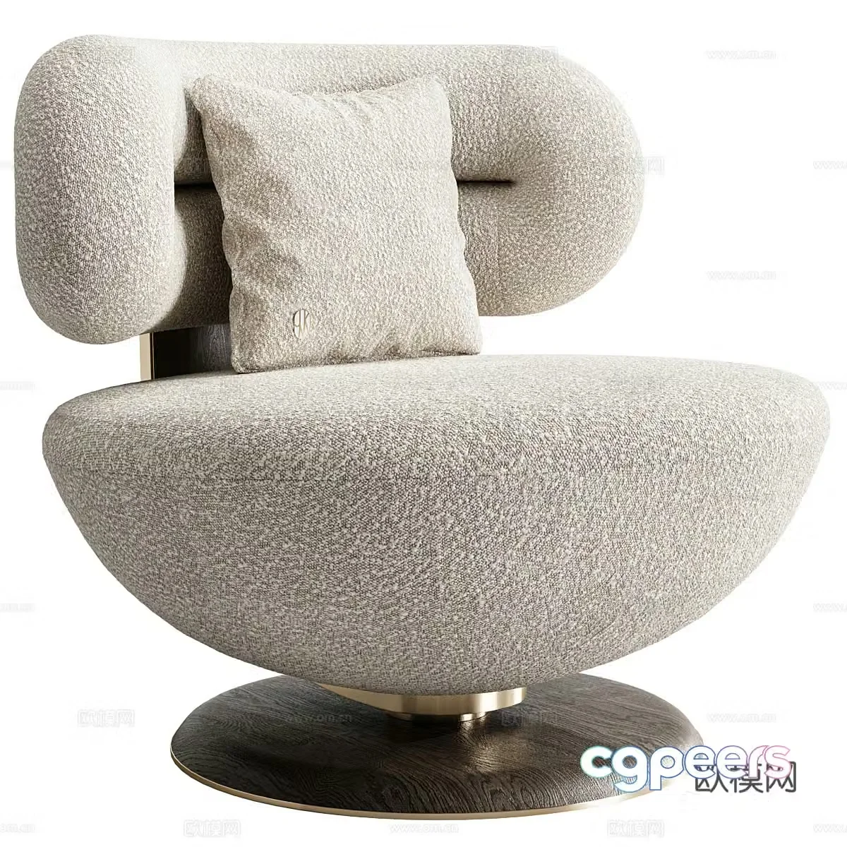 New Chinese casual sofa 3D model