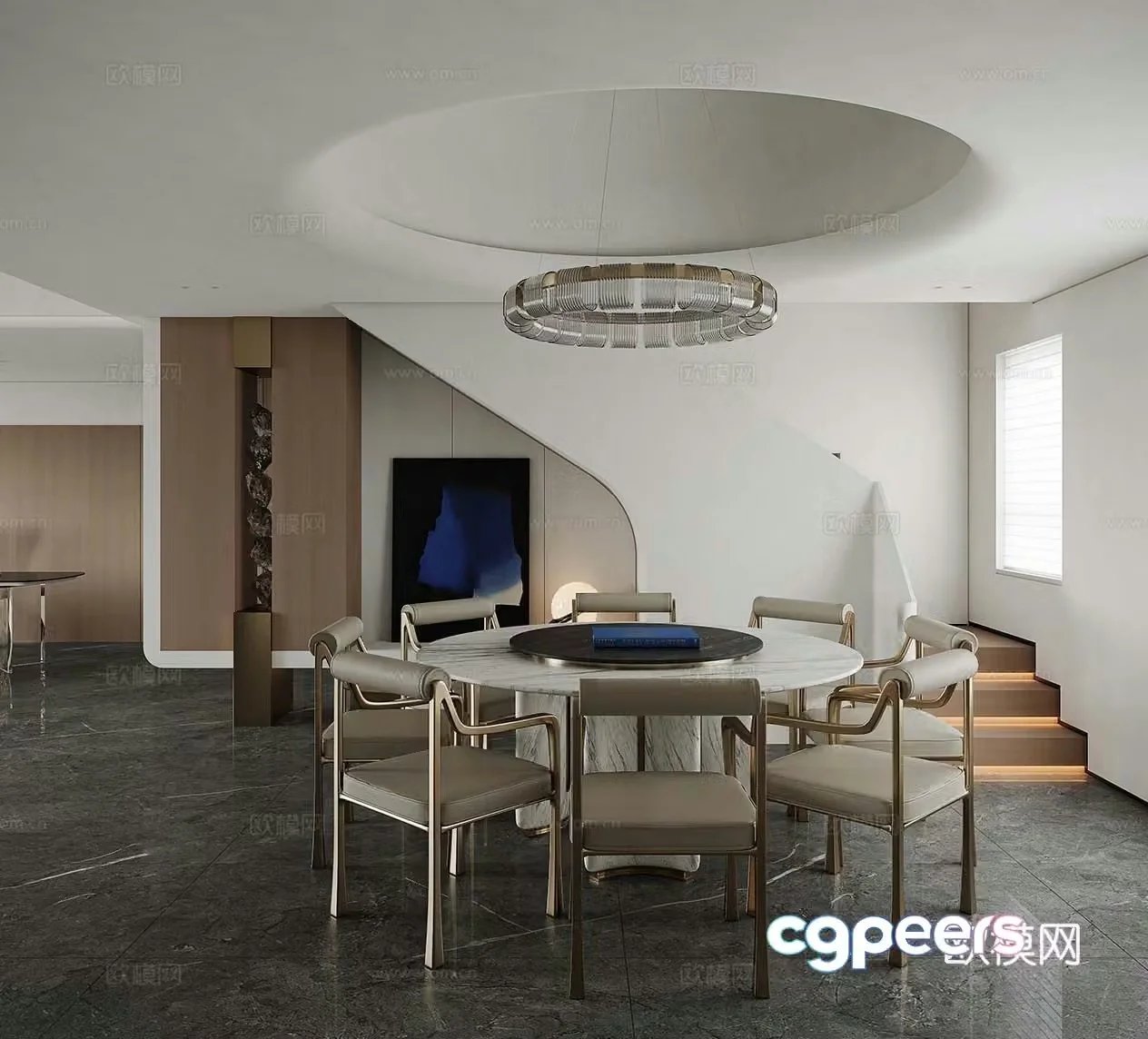 Italian restaurant 3d model