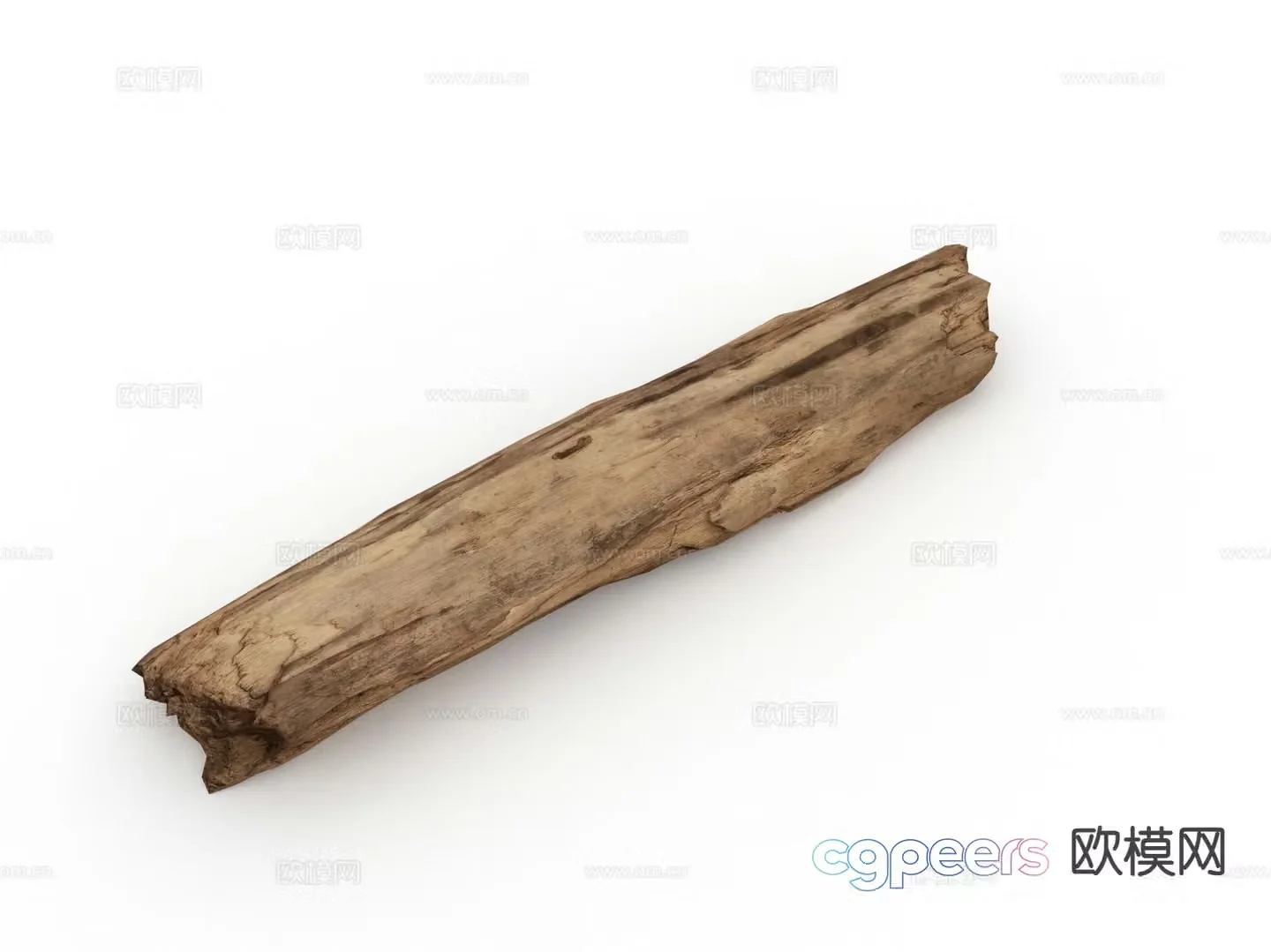 wood stick 3d model