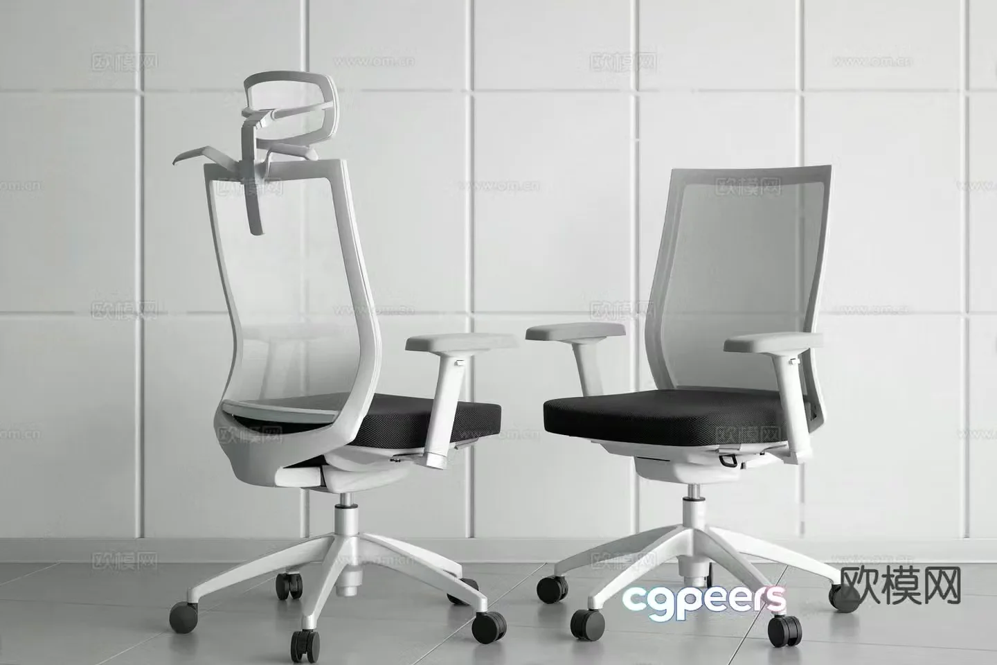 Modern office chair 3d model
