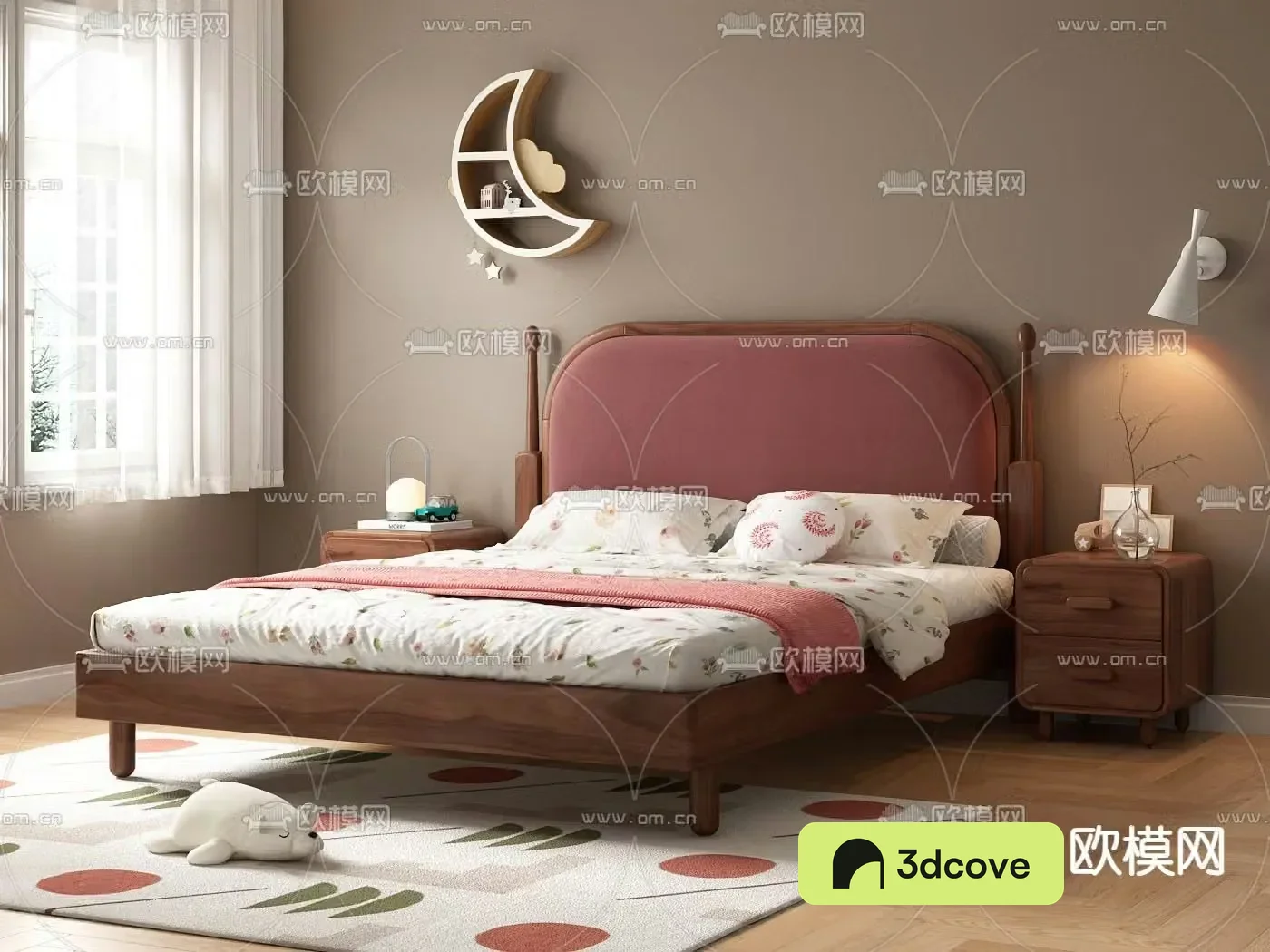 Modern children’s bed double bed