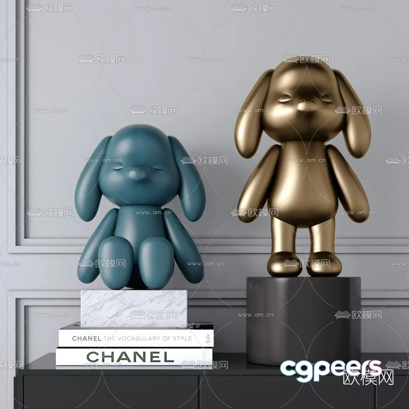 Modern puppy doll 3d model