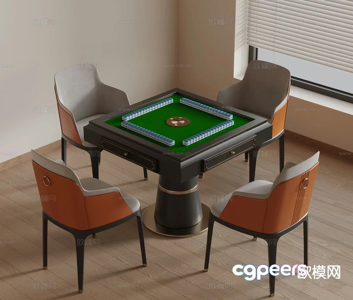 Mahjong table Mahjong machine 3d model