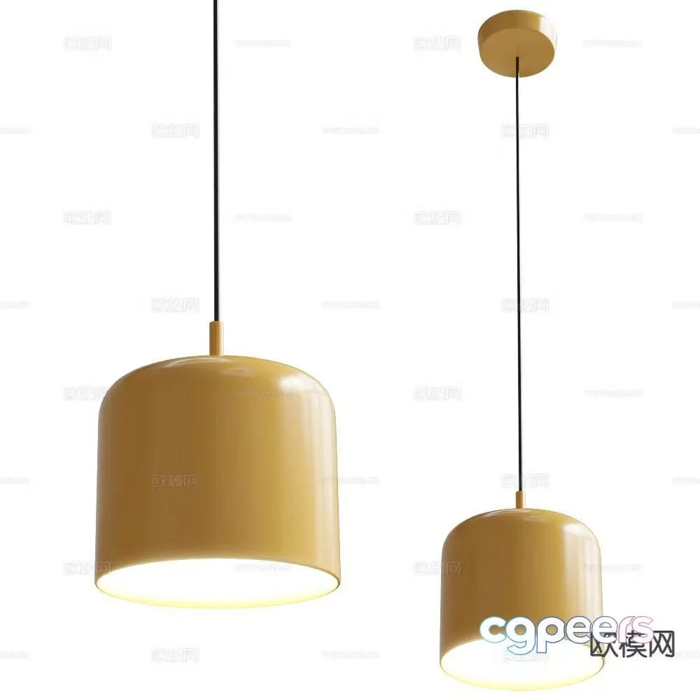 Ole dopamine small chandelier 3d model