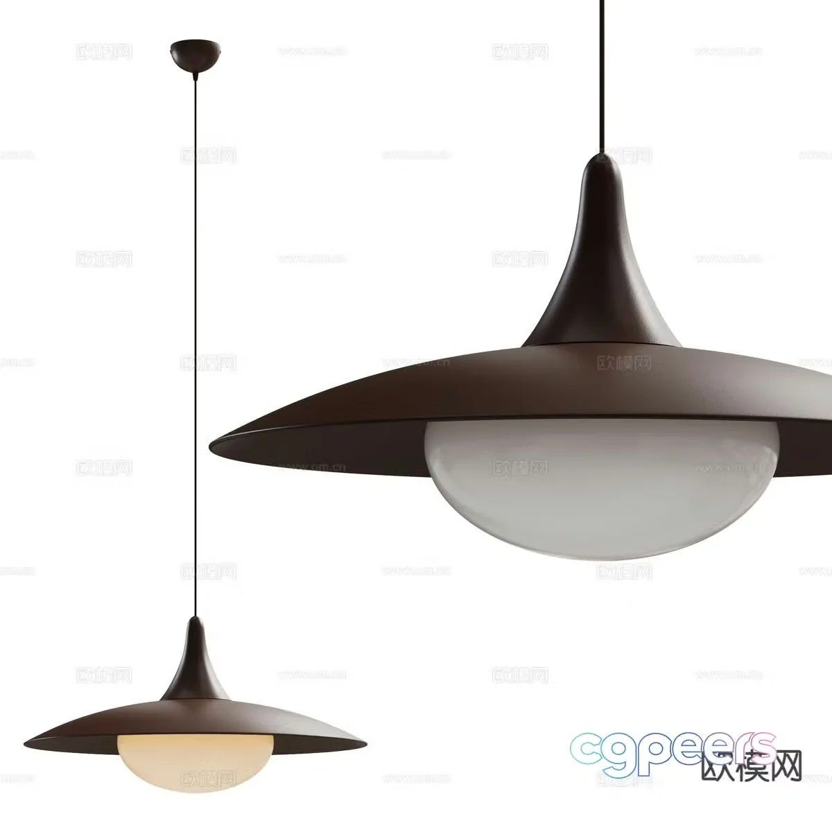 Medieval style chandelier bedside small chandelier 3d model