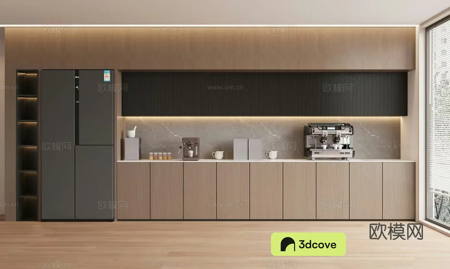 Italian tea cabinet