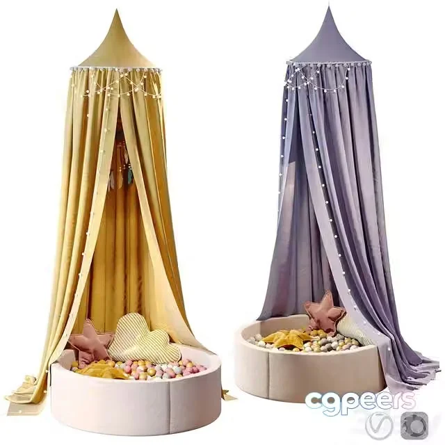 3ds Max Free – Canopy_with_decor_04