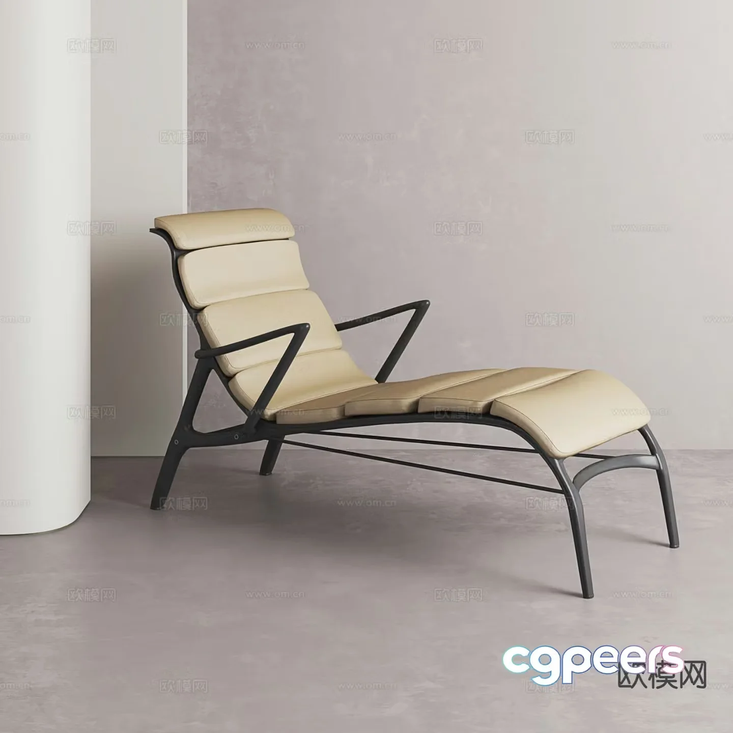 Modern lounge chair 3d model